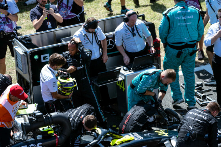 Forma-1, Lewis Hamilton, Mercedes, Magyar Nagydíj 2023, futam