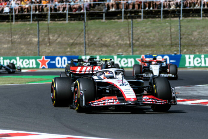 Forma-1, Nico Hülkenberg, Haas, Cunoda Juki, AlphaTauri, Magyar Nagydíj 2023, futam