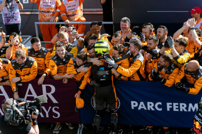 Forma-1, Lando Norris, McLaren, Magyar Nagydíj 2023, futam