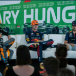 Forma-1, Lando Norris, Max Verstappen, Sergio Pérez, Magyar Nagydíj 2023, futam