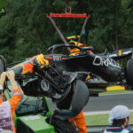 Forma-1, Sergio Pérez, Red Bull, baleset, Magyar Nagydíj 2023, péntek