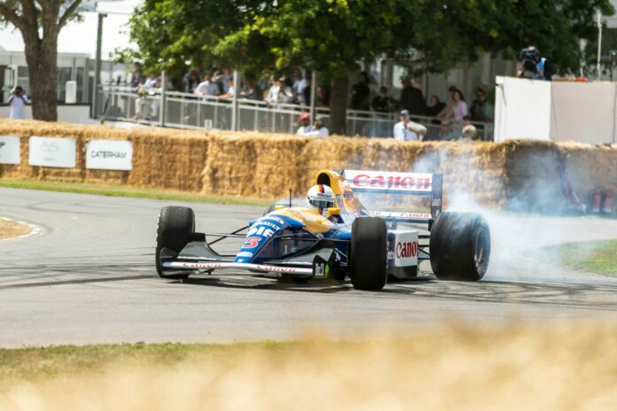Sebastian Vettel, FW14B, Goodwood