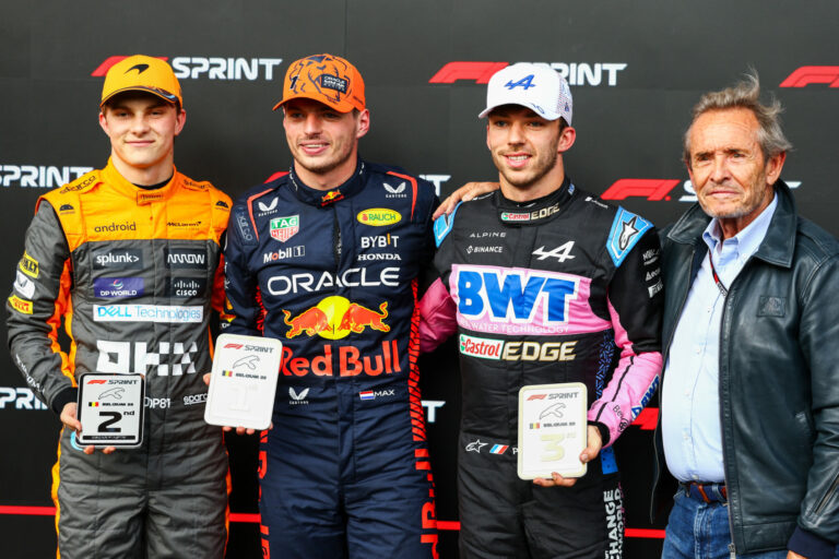 Oscar Piastri, Max Verstappen, Pierre Gasly