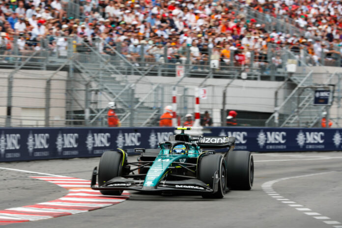 F1 Fernando Alonso Aston Martin Monacói Nagydíj Monaco