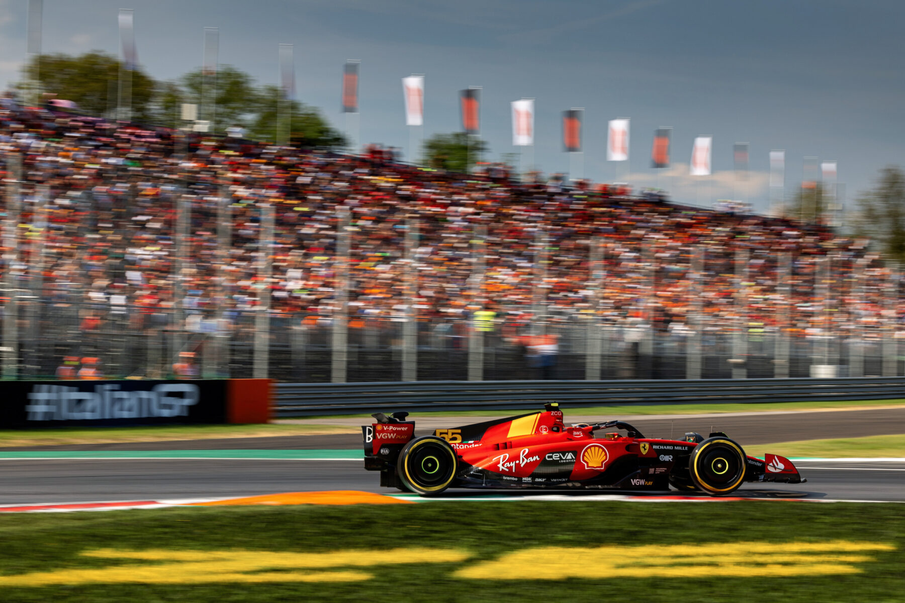 Carlos Sainz, Ferrari, Olasz Nagydíj