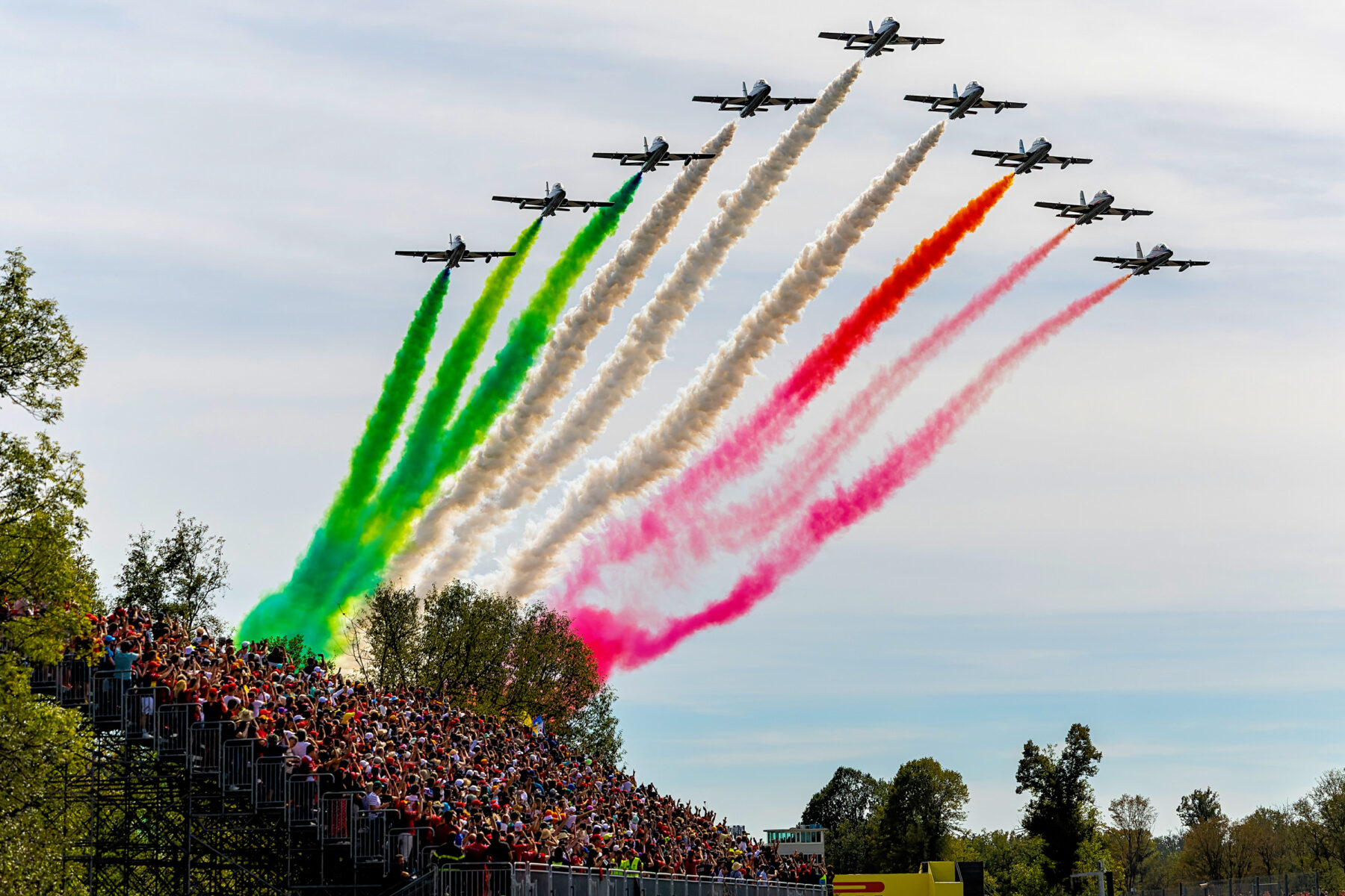 vadászgép, repülő, trikolór, Monza, Olasz Nagydíj