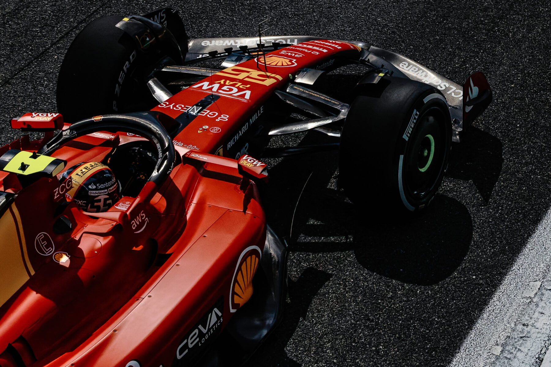 Carlos Sainz, Ferrari, Olasz Nagydíj