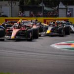 Carlos Sainz, Max Verstappen, Charles Leclerc, George Russell, Olasz Nagydíj, Red Bull, Ferrari, Mercedes