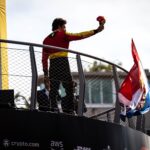 Carlos Sainz, Ferrari, Monza, Olasz Nagydíj, dobogó