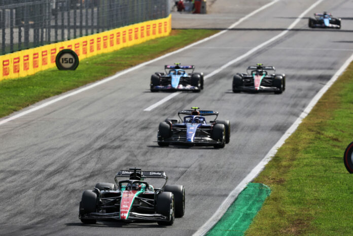 F1 Olasz Nagydíj mezőny Valtteri Bottas Alfa Romeo Williams Logan Sargeant