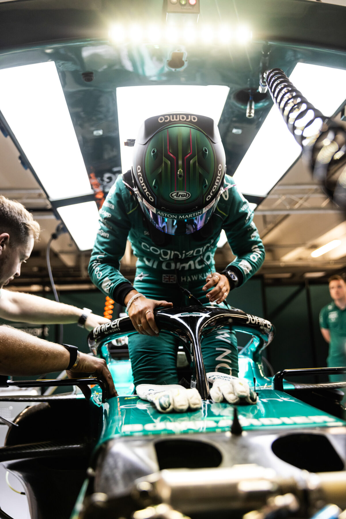 Jessica Hawkins, Aston Martin, teszt, Hungaroring, AMR21