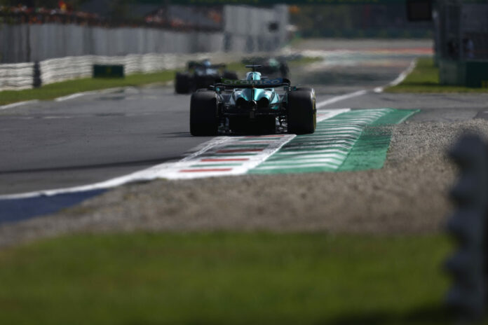 F1 Lance Stroll Aston Martin hátsó szárny