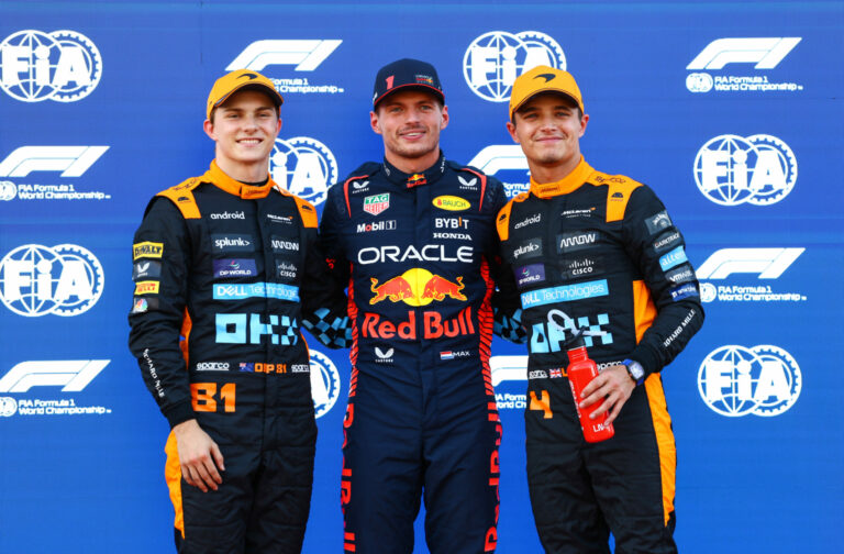 Oscar Piastri, Max Verstappen, Lando Norris