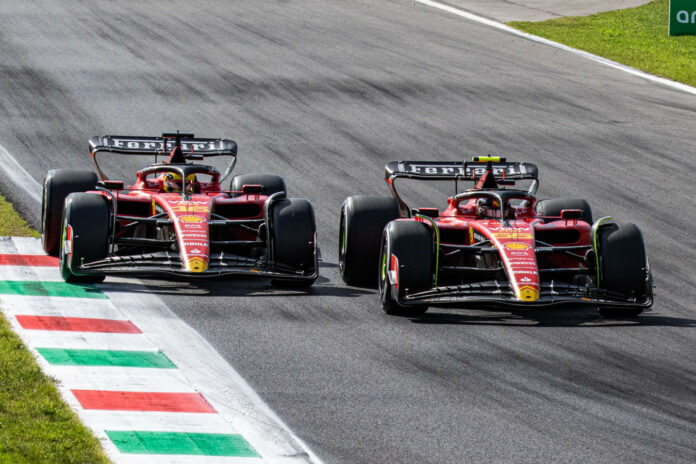 Ferrari, Leclerc, Sainz