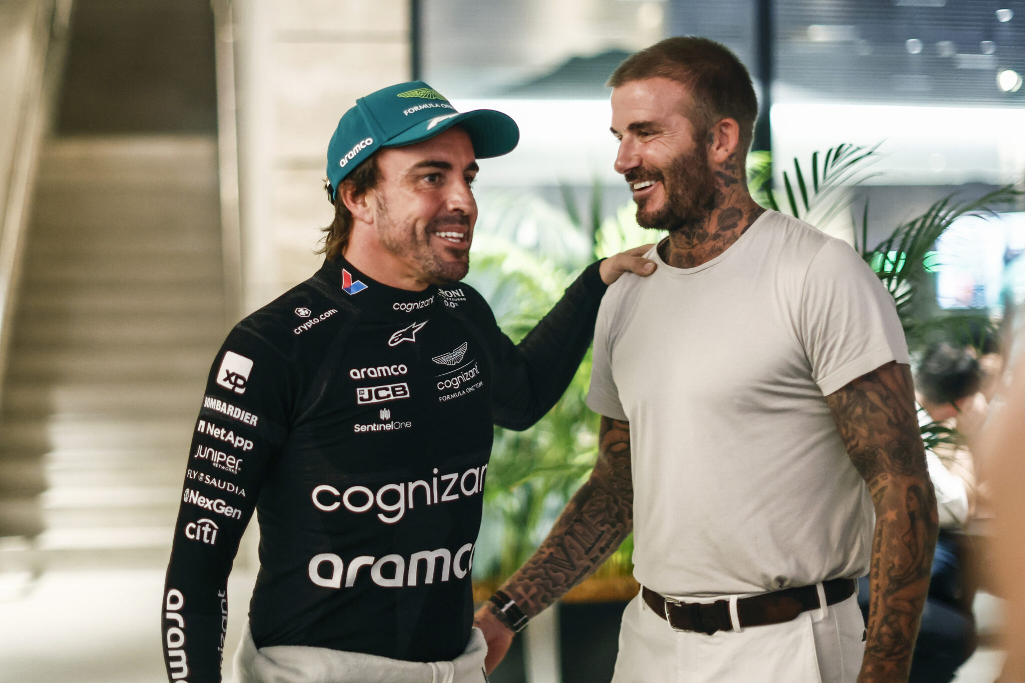 Fernando Alonso, David Beckham