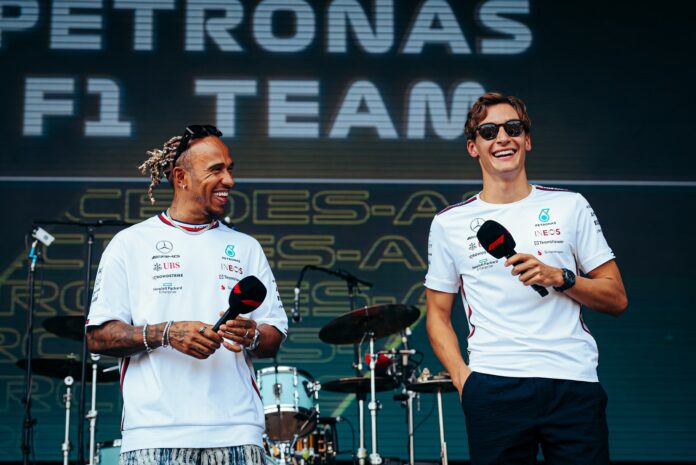 Lewis Hamilton, George Russell, Mercedes