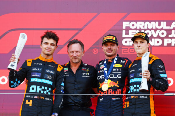 Oscar Piastri, Max Verstappen, Lando Norris