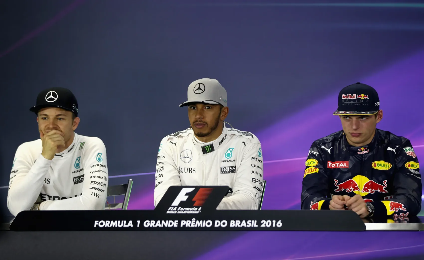Nico Rosberg Lewis Hamilton Max Verstappen