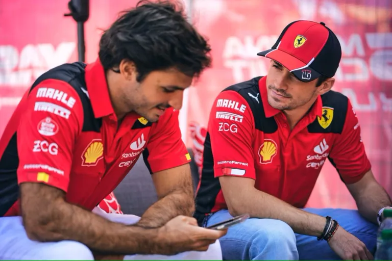 Carlos Sainz, Charles Leclerc, Ferrari