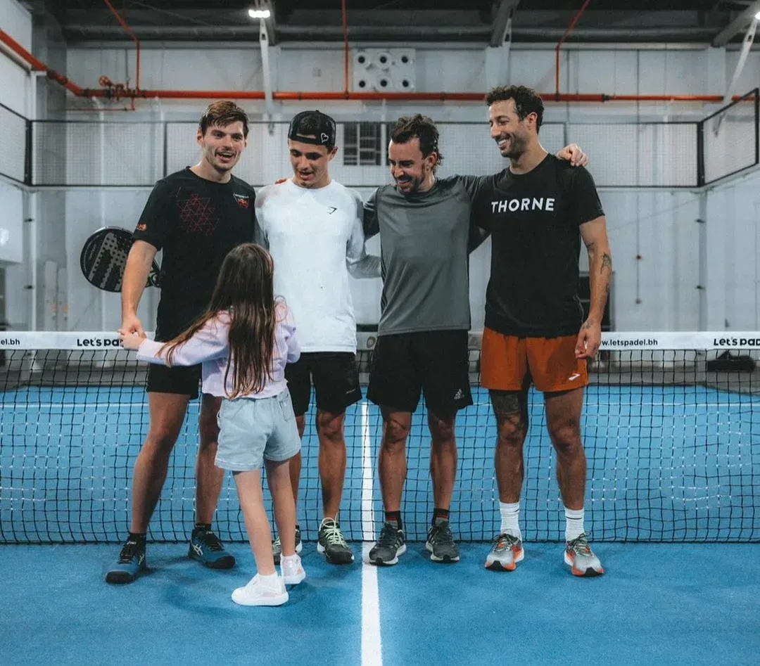 Verstappen, Norris, Alonso, Ricciardo