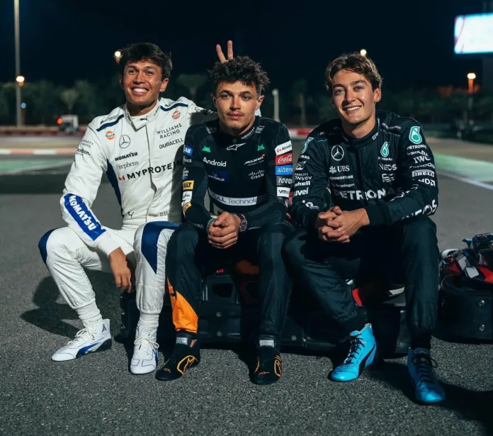Albon, Norris, Russell