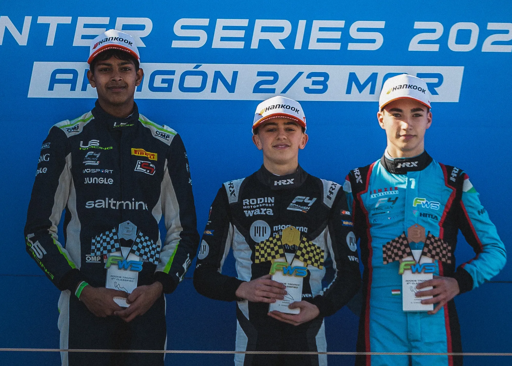 Az újoncok között dobogós lett Hideg Ádám a Formula Winter Seriesben