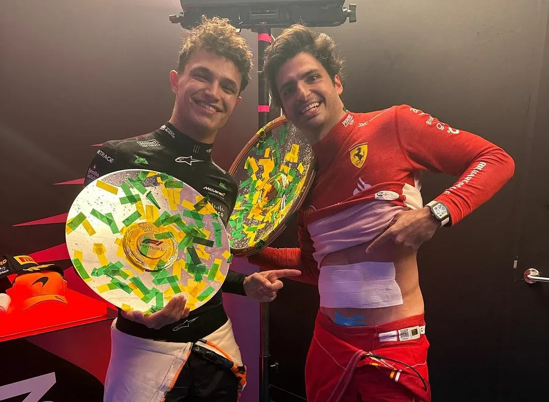 Norris, Sainz, Ausztrál