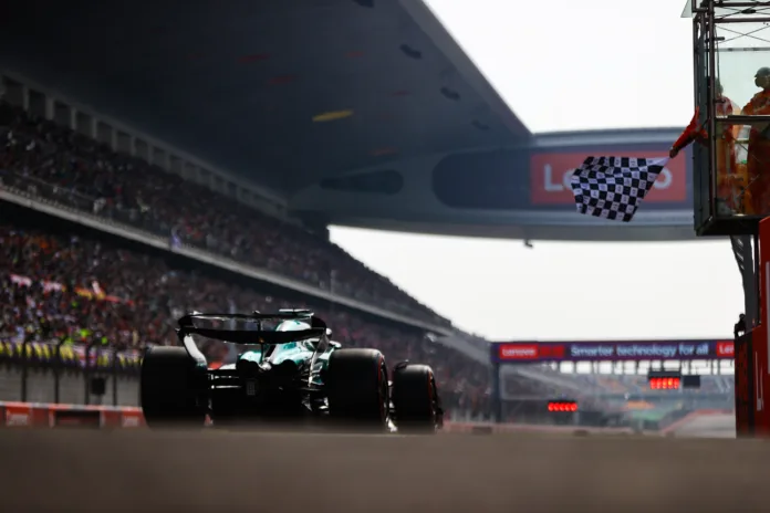 Forma-1, Lance Stroll, Aston Martin, Kínai Nagydíj 2024, szombat