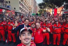 Ferrari Leclerc Monaco