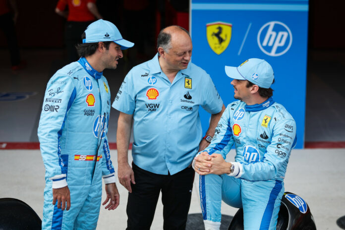 Sainz Leclerc Vasseur