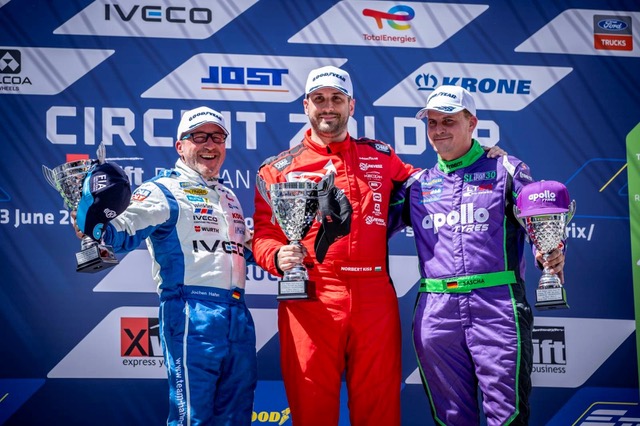 Kiss Norbert újabb győzelmeket aratott a kamion Európa-bajnokságon