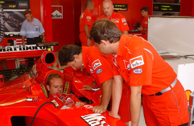 Rubens Barrichello, Ferrari, Magyar Nagyd&iacute;j, 2001