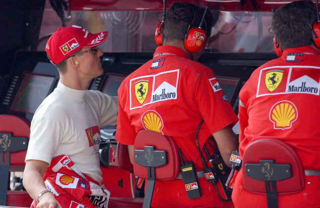 Michael Schumacher, Ferrari, Magyar Nagyd&iacute;j, 2001