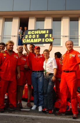 Michael Schumacher, Corinna Schumacher, Gino Rosato, Ferrari, Magyar Nagyd&iacute;j, 2001