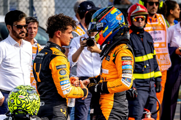 Forma-1, Lando Norris, Oscar Piastri, Olasz Nagyd&iacute;j 2024