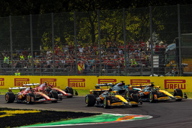 Forma-1, Lando Norris, Oscar Piastri, McLaren, George Russell, Mercedes, Charles Leclerc, Carlos Sainz, Ferrari, Olasz Nagyd&iacute;j 2024