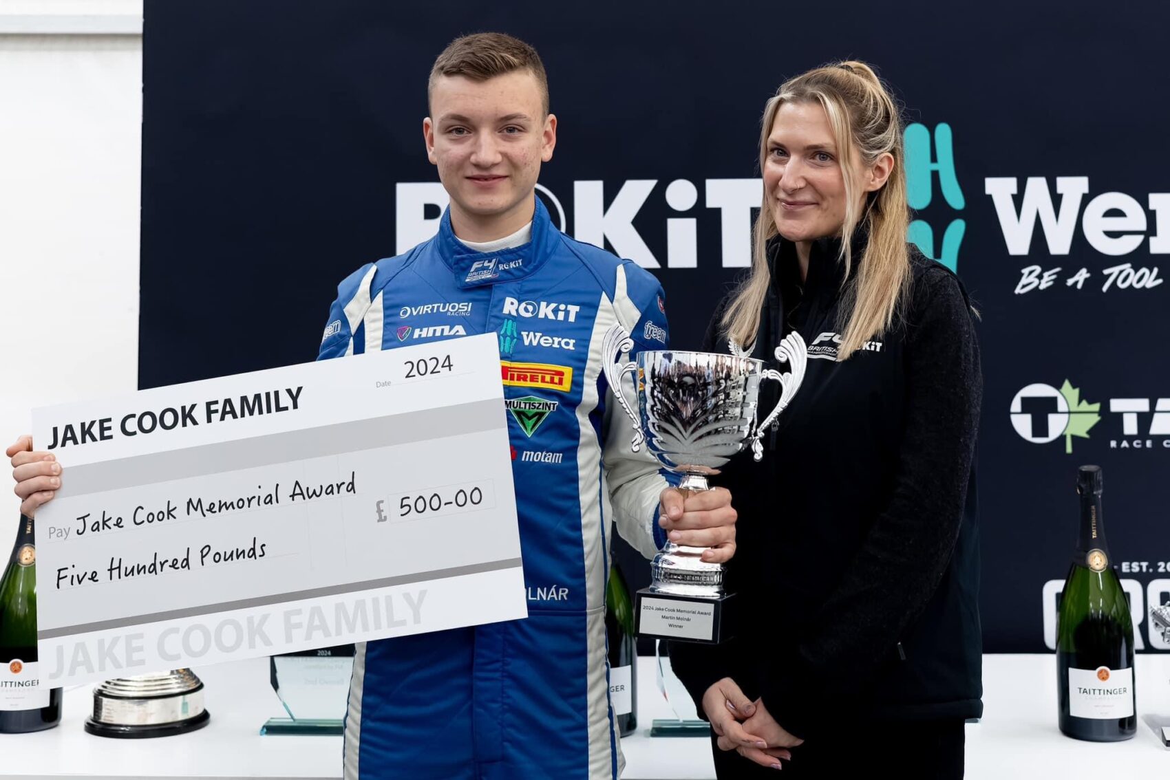 Rangos elismerésben részesült Molnár Martin a brit F4 szezonzárója után