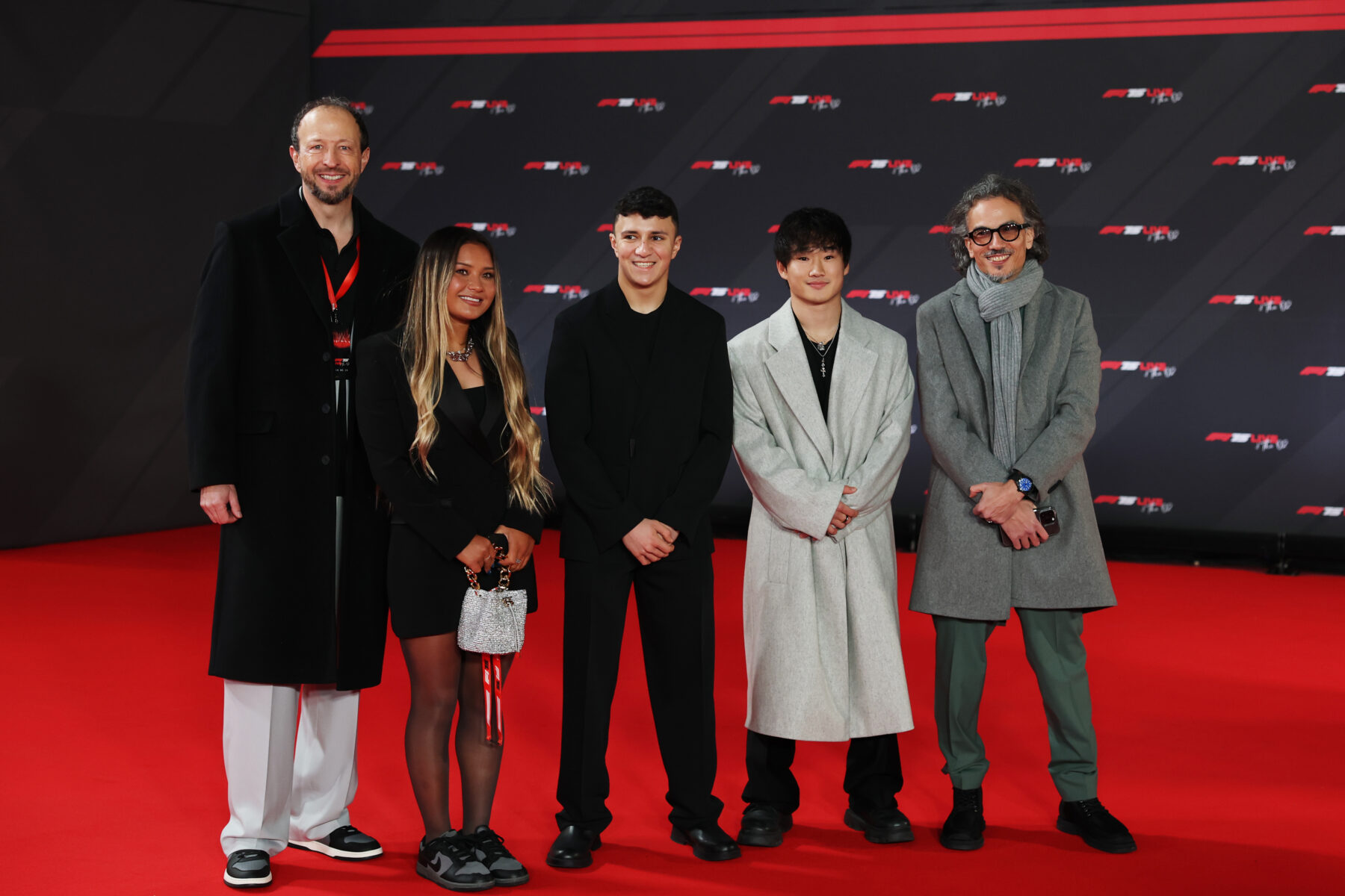 Peter Bayer, Sky Brown, Isack Hadjar, Yuki Tsunoda, Laurent Mekies