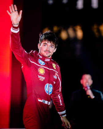 Charles Leclerc, Ferrari, bemutat&oacute;, Mil&aacute;n&oacute;