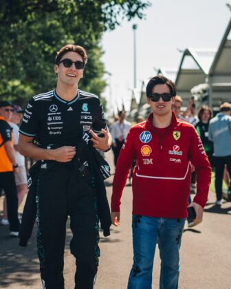 George Russell, Mercedes, Guanyu Zhou, Ferrari