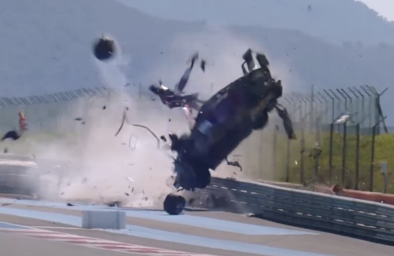 Porsche, baleset, Paul Ricard