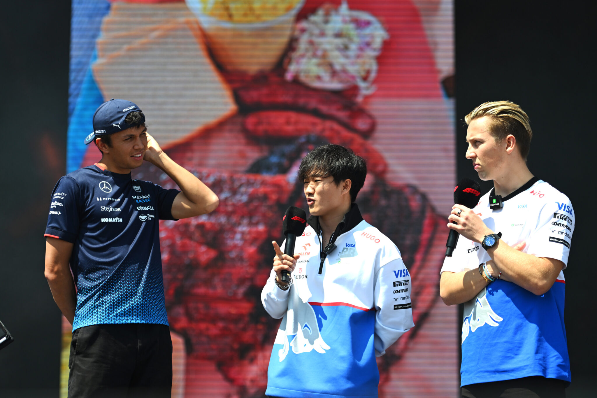 Alex Albon, Yuki Tsunoda, Liam Lawson, Red Bull