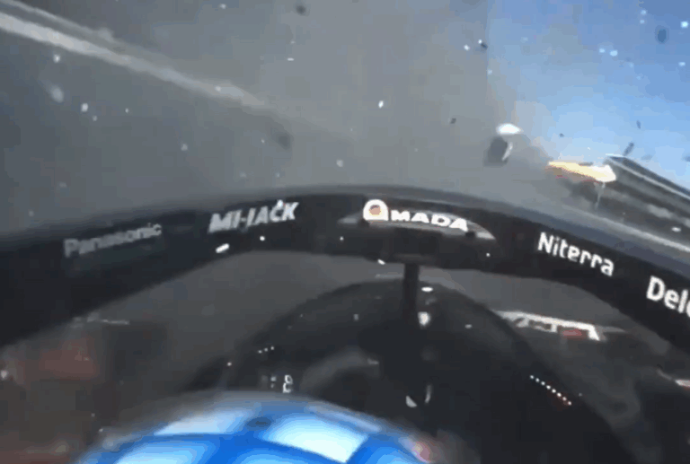 94 G-s becsapódás 375 km/órával – korábbi F1-es pilóta óriási bukásával indult az Indy 500 felkészülése