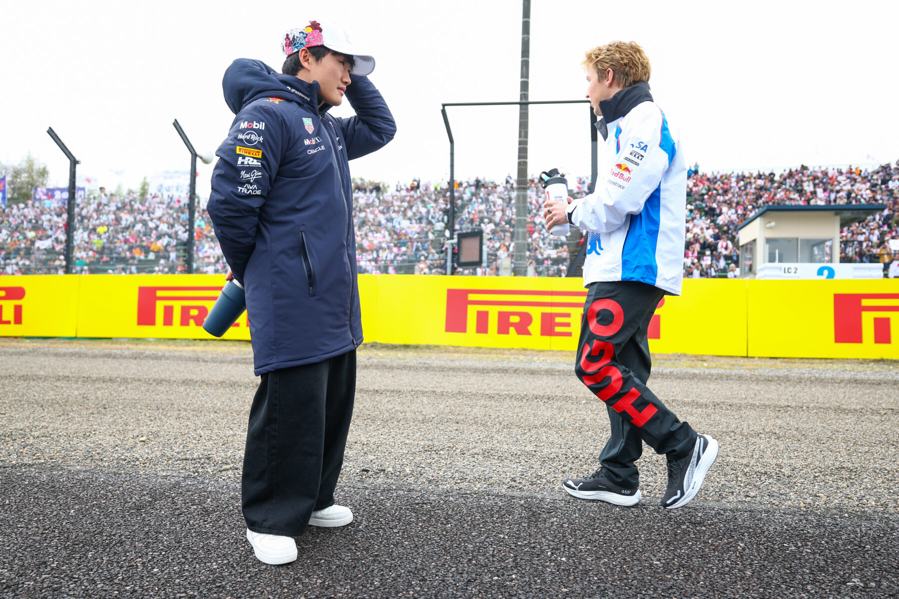 Yuki Tsunoda, Liam Lawson, Red Bull, Japán Nagydíj