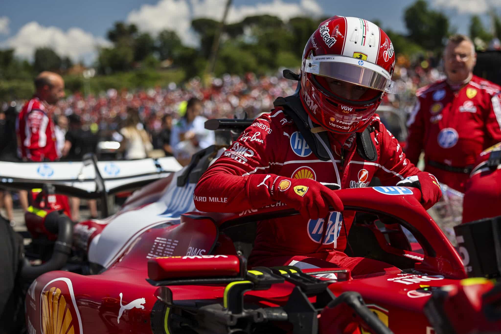 Charles Leclerc, Ferrari, Imola