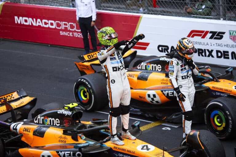 Norris, McLaren, Monaco