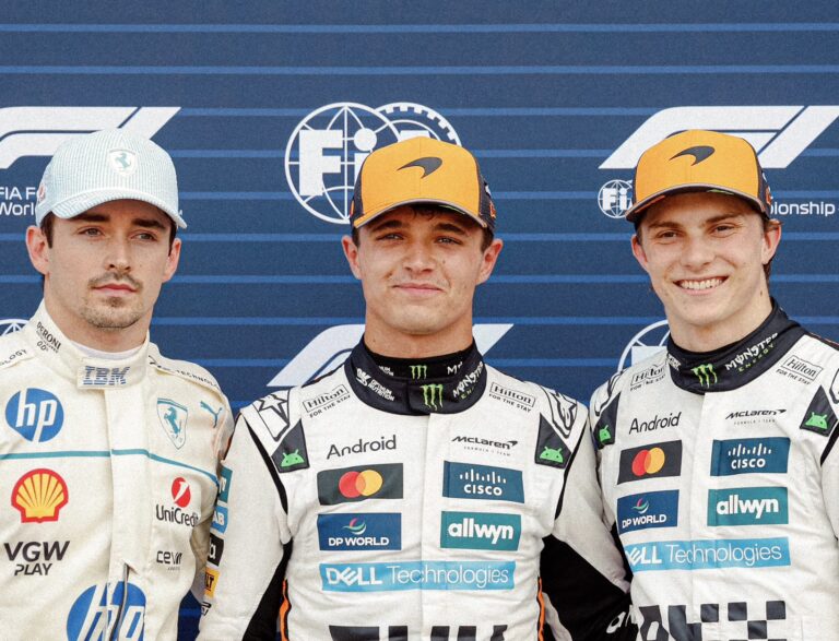 Leclerc máris lemondóan beszél a győzelmi esélyekről, Norris a remek taktikát dicséri