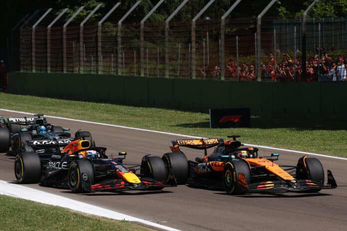 Piastri, Verstappen, McLaren, Red Bull, Imola