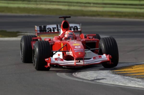 Michael Schumacher, Ferrari, teszt, Imola, 2004