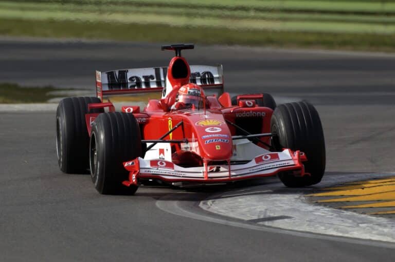Michael Schumacher, Ferrari, teszt, Imola, 2004